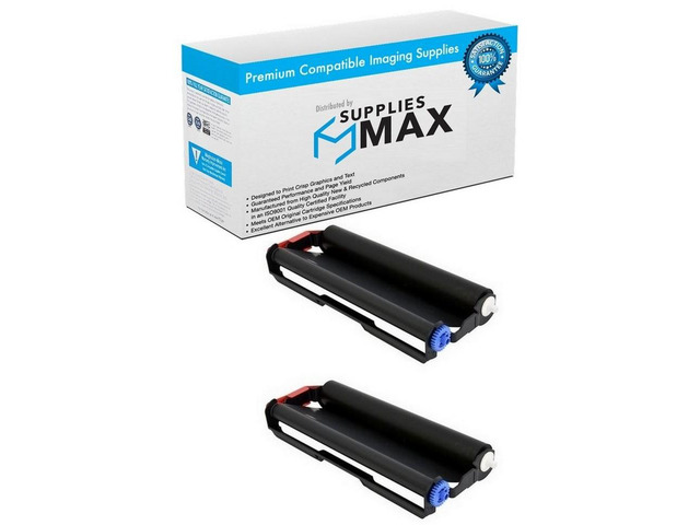 SuppliesMAX Compatible Replacement for Brother FAX 575/FAX 878 Fax Imaging Cartridge (2/PK-150 Page Yield) (PC-501_2PK)