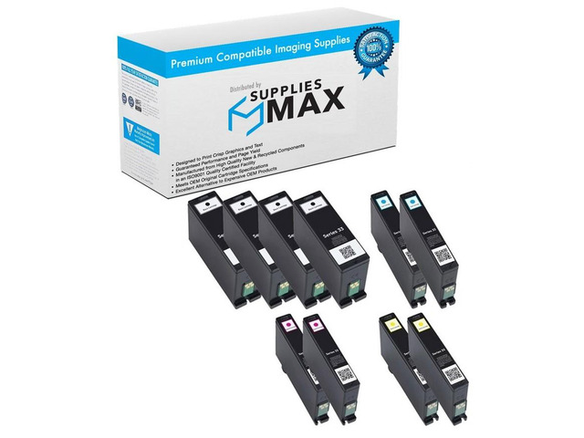 SuppliesMAX Compatible Replacement for Dell V525W/V725W High Yield Inkjet Combo