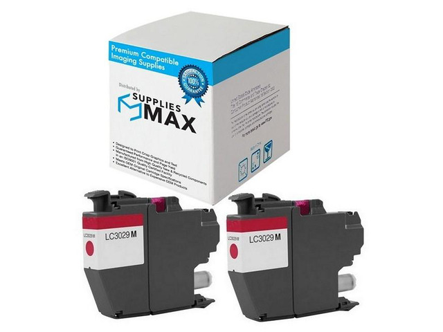 SuppliesMAX Compatible Replacement for Brother MFC-J5830DW/MFC-J5930DW/MFC-J6535DW/MFC-J6935DW Magenta Super High Yield Inkjet (2/PK-1500 Page...