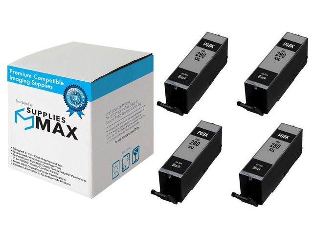 SuppliesMAX Compatible Replacement for Canon PIXMA TR-7520/TR-8520/TR-8620/TS-6120/TS-8120/TS-9120/TS-9520/TS-9521 Black Super High Yield Inkjet...