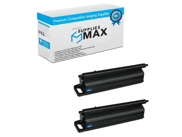 SuppliesMAX Compatible Replacement for Canon imageRUNNER ADVANCE 85/105/8500/9070 Toner Cartridge (2/PK-36000 Page Yield) (GPR-7) (6748A003AA_2PK)