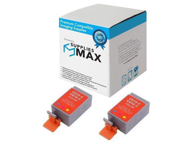 SuppliesMAX Compatible Replacement for Canon PIXMA IP-90/IP-90V/MINI 220/DS-180/DS-700/DS-810 Color Inkjet (2/PK-75 Page Yield) (BCI-16C) (9818A007)
