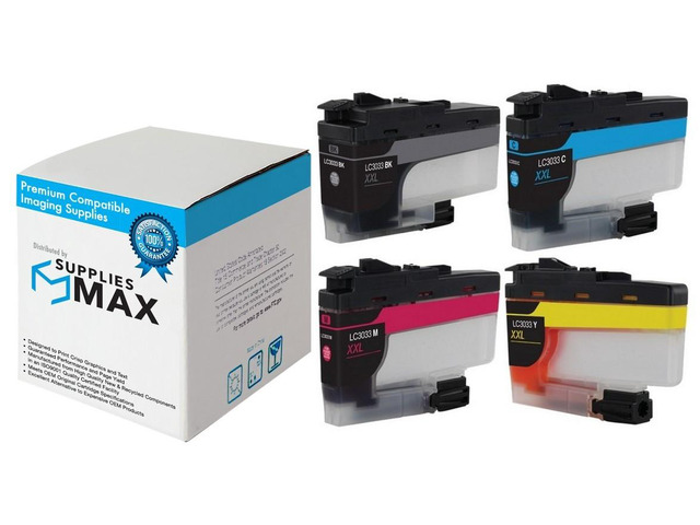 SuppliesMAX Compatible Replacement for Brother DCP-J1100DW/MFC-J805DW/MFC-J815DW/MFC-J995DW/MFC-J1300DW Super High Yield Inkjet Combo Pack...