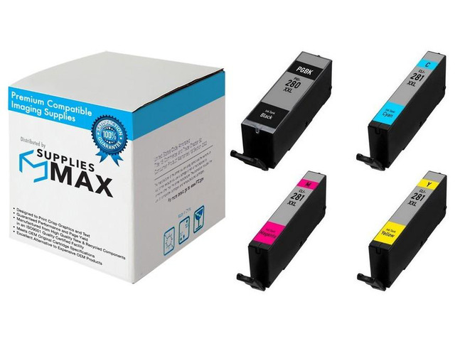 SuppliesMAX Compatible Replacement for Canon PIXMA TR-7520/TR-8520/TR-8620/TS-6120/TS-8120/TS-9120/TS-9520/TS-9521 Super High Yield Inkjet Combo...