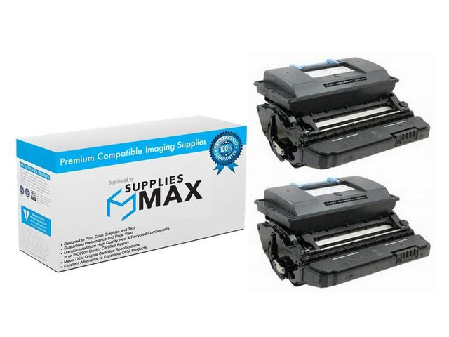 SuppliesMAX Compatible Replacement for Dell 5330DN Toner Cartridge (2/PK-20000 P
