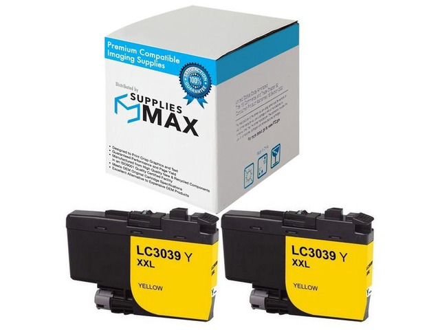 SuppliesMAX Compatible Replacement for Brother HL-L6000/HL-L6100/MFC-J5845/MFC-J5945/MFC-J6545/MFC-J6945DW Yellow Ultra High Yield Inkjet...