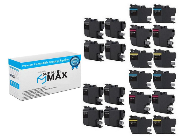 SuppliesMAX Compatible Replacement for Brother DCP-J572/DCP-J772/DCP-J774/MFC-J491/MFC-J497/MFC-690/MFC-J890/MFC-J895DW High Yield Inkjet Combo...