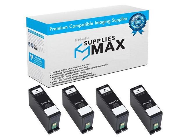 SuppliesMAX Compatible Replacement for Dell V525W/V725W Black High Yield Inkjet (4/PK-750 Page Yield) (Series 31) (S314BLK)