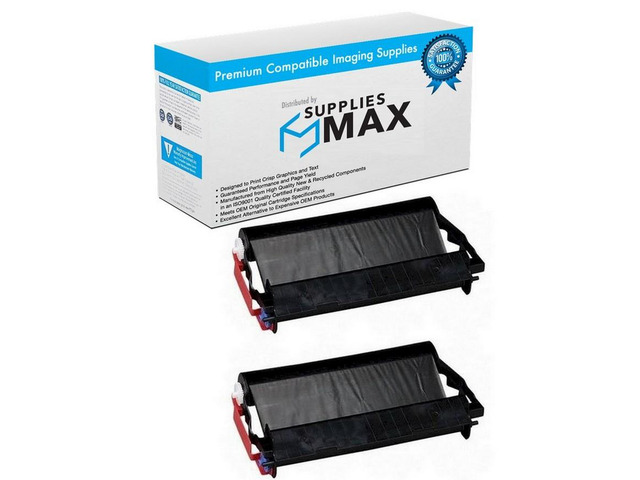 SuppliesMAX Compatible Replacement for Brother IntelliFax 560/565/660MC/580MC/MFC-660MC Fax Imaging Cartridge (2/PK-150 Page Yield) (PC-401_2PK)
