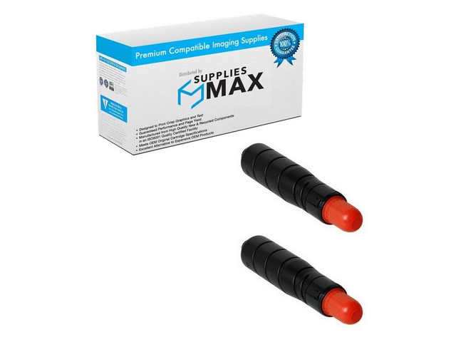 SuppliesMAX Compatible Replacement for Canon imageRUNNER ADVANCE 4025/4025i/4035/4035i/4225/4235 Black Toner Cartridge (2/PK-30200 Page Yield)...