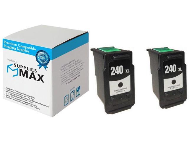 SuppliesMAX Remanufactured Replacement for Canon PIXMA MG-2220/MG-3620/MG-4220/MX-372/MX-452/MX-512/MX-522/MX-532 Black High Yield Inkjet (2/PK-300...