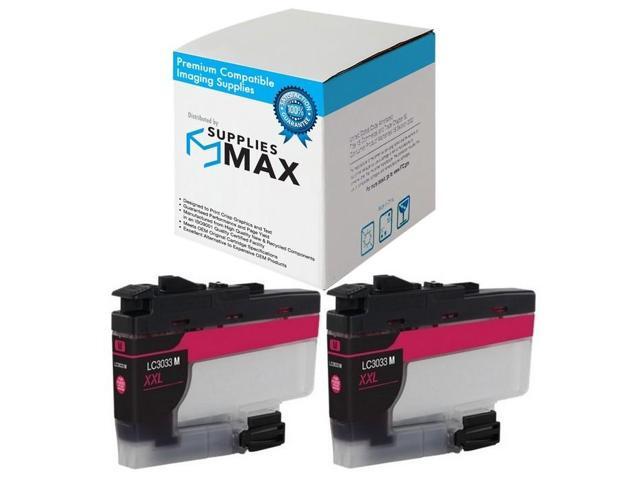 SuppliesMAX Compatible Replacement for Brother DCP-J1100DW/MFC-J805DW/MFC-J815DW/MFC-J995DW/MFC-J1300DW Magenta Super High Yield Inkjet (2/PK-1500...