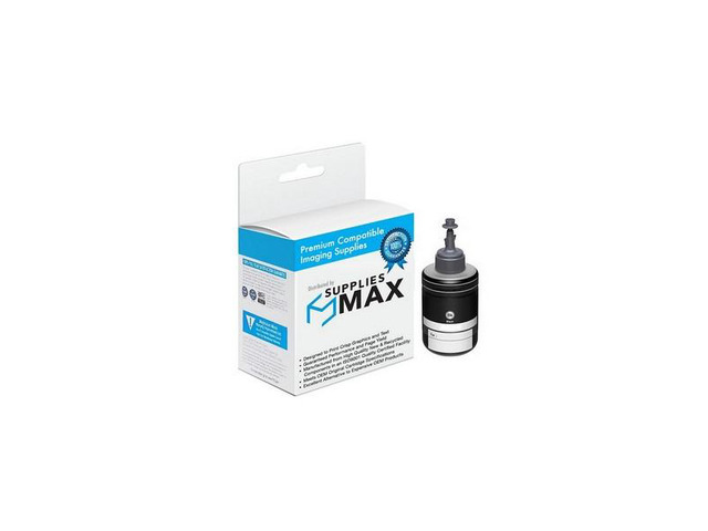 SuppliesMAX Compatible Replacement for Expression ET-3600/16500/4550 Dye Black Ecotank Refill Ink Bottle (6000 Page Yield) (NO. 774) (T774120D)