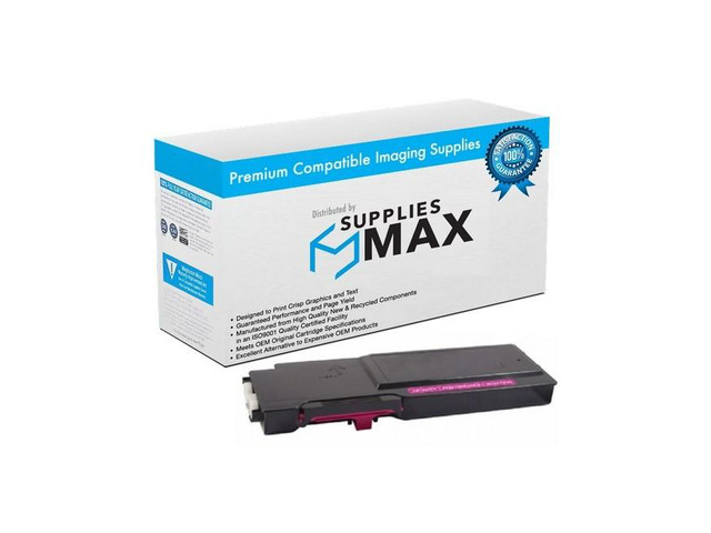 SuppliesMAX Compatible Replacement for Dell S3840CDN/S3845CDN Magenta High Yield