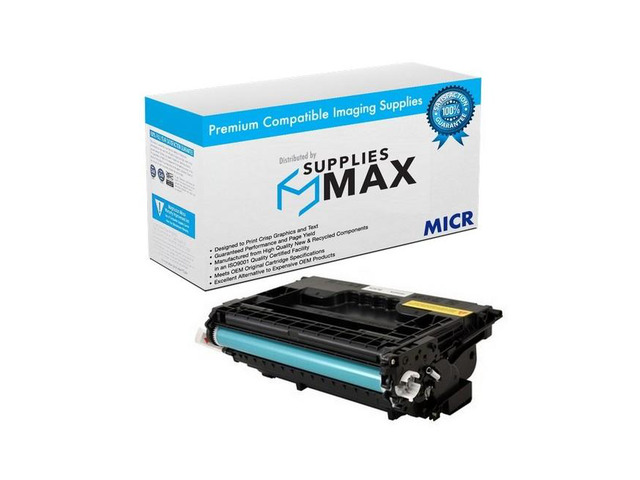SuppliesMAX Compatible Replacement for Troy 607N/608N/M609DN Secure EX Security MICR Black Toner Cartridge (11000 Page Yield) (02-82040-001)