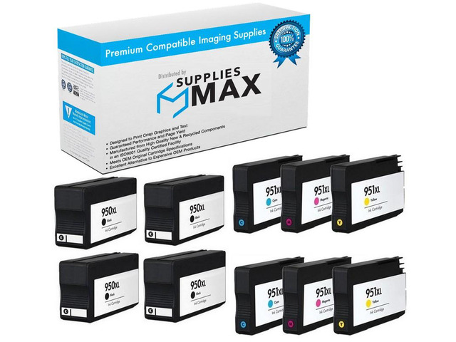SuppliesMAX Remanufactured Replacement for HP OfficeJet Pro 251dw/276dw/8100/8600/8610/8620/8630/8640/8660 High Yield Inkjet Combo Pack...
