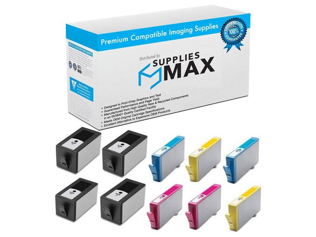 SuppliesMAX Remanufactured Replacement for HP OfficeJet 6000/OfficeJet 6500/OfficeJet 7000/OfficeJet 7500/OfficeJet PRO 6500 Inkjet Combo Pack...