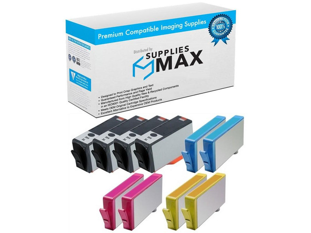 SuppliesMAX Remanufactured Replacement for HP DeskJet 3500/OfficeJet 4620/PhotoSmart 5500/6520/7500/B8550/C6300/D5400/D7560 High Yield Inkjet Combo...
