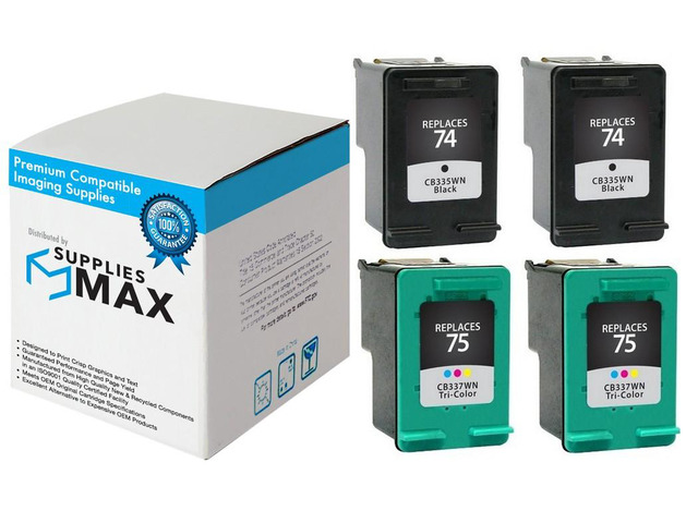SuppliesMAX Remanufactured Replacement for HP DeskJet D4260/D4360/PhotoSmart C42
