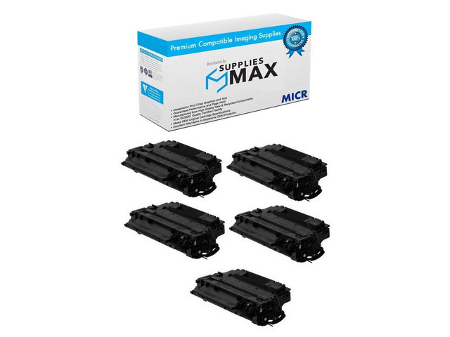 SuppliesMAX Compatible MICR Replacement for HP Laser Jet Enterprise P3010/P3015/P3015D/P3015DN/P3015N/P3015X/P3016/M521DN/M525DN Toner Cartridge...