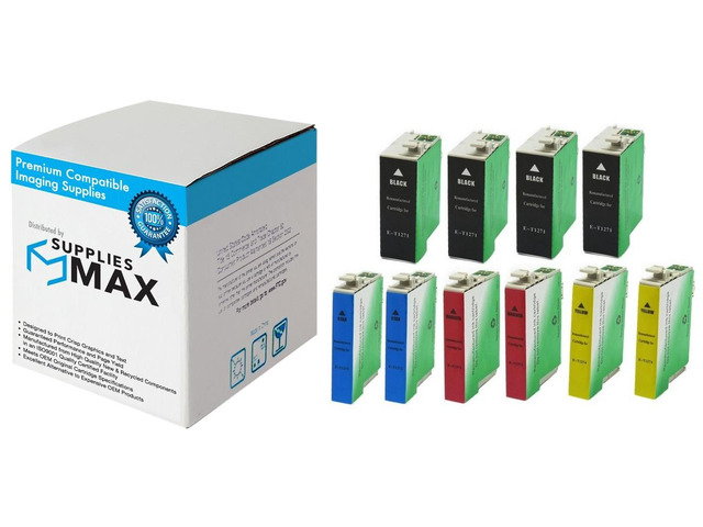 SuppliesMAX Remanufactured Replacement for WorkForce 60/545/630/633/635/645/840/845/WF-3520/WF-3530/WF-3540/WF-7010/WF-7510/WF-7520 Inkjet Combo...