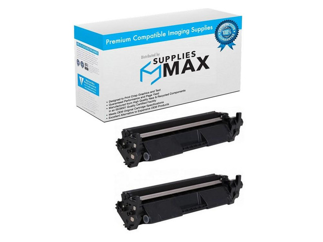 SuppliesMAX Compatible Replacement for HP Laser Jet Pro M203DN/M203DW/M227D/M227FDN/M227FDW/M227SDN Black High Yield Toner Cartridge (2/PK-3500...