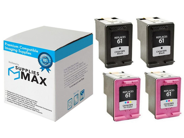 SuppliesMAX Remanufactured Replacement for HP DeskJet 1010/2050/2510/2540/3000/3050/3510/ENVY 4500/5530/OfficeJet 2620/4630 Inkjet Combo Pack...