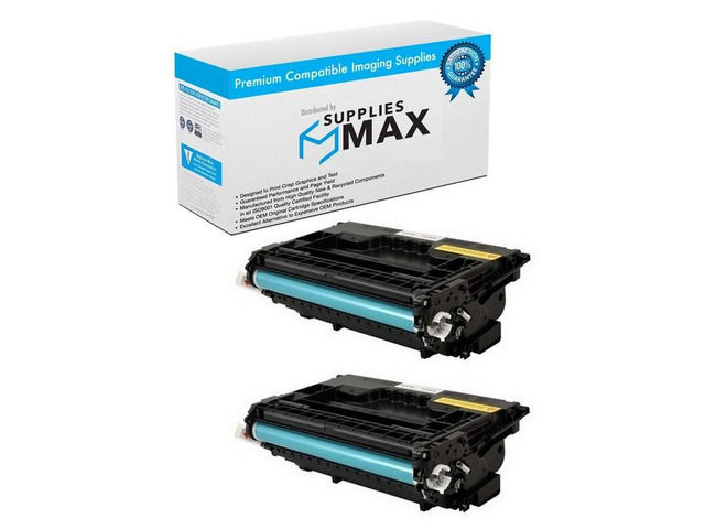 SuppliesMAX Compatible Replacement for HP Laser Jet Enterprise M607/M608/M609/M631/M632Z/M633Z Series Black Toner Cartridge (2/PK-11000 Page Yield)...