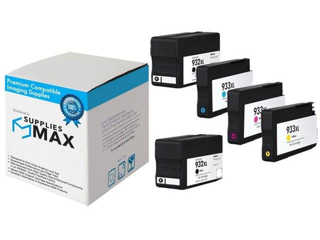 SuppliesMAX Remanufactured Replacement for HP OfficeJet 6100/6600/6700/7110/7510/7610/7612 Series High Yield Inkjet Combo Pack (2-BK/1-C/M/Y) (NO....