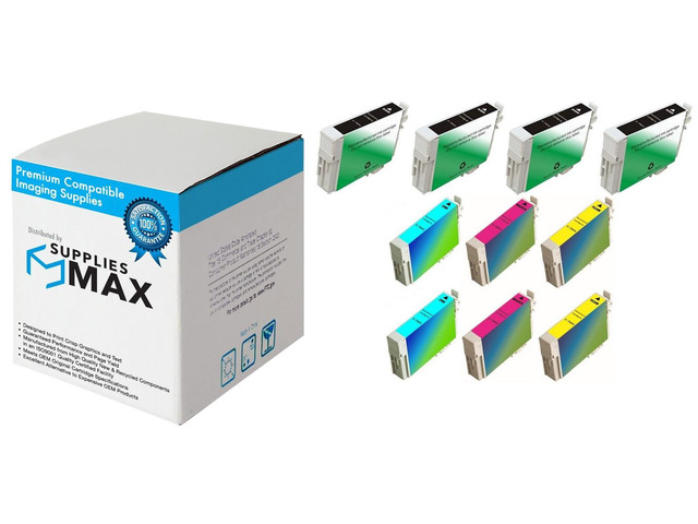 SuppliesMAX Remanufactured Replacement for Stylus CX-5000/CX-6000/CX-7000F/CX-8400/CX-9400/NX-100/NX-200/300/NX-400/NX-515/NX-615 Inkjet Combo Pack...