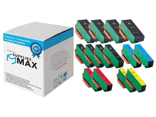 SuppliesMAX Remanufactured Replacement for Expression Premium XP-520/XP-600/XP-610/XP-620/XP-800/XP-810/XP-820 High Yield Inkjet Combo Pack...