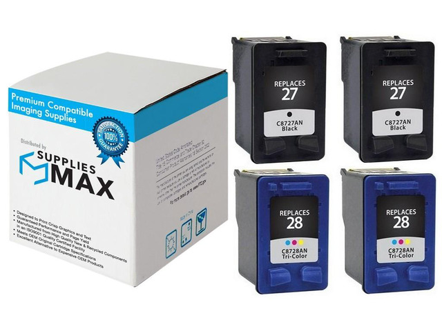 SuppliesMAX Remanufactured Replacement for HP DeskJet 3320/3420/3520/3620/3650/3740/OfficeJet 4315/5600/PSC-1310 Inkjet Combo Pack...