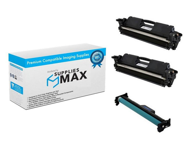 SuppliesMAX Compatible Replacement for HP Laser Jet Pro M102A/M102W/M130A/M130FN/M130FW/M130NW Drum/Toner Value Combo Pack (1-Drum Unit/2-Toners)...