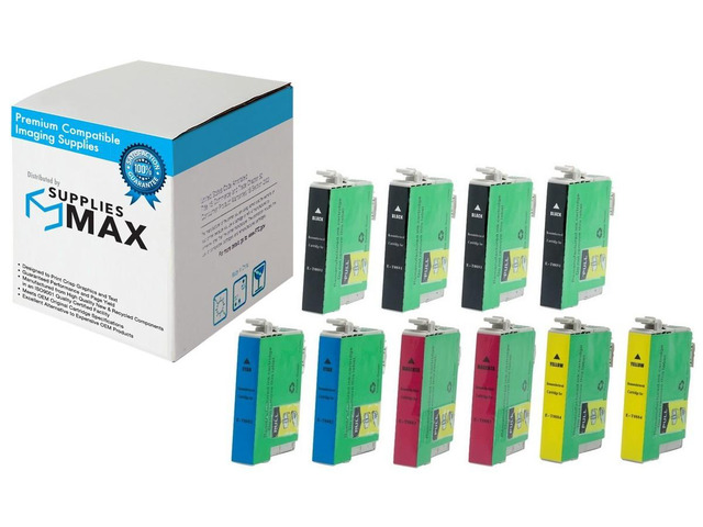 SuppliesMAX Remanufactured Replacement for Stylus CX-4400/CX-4450/CX-7400/NX-100/NX-115/NX-200/NX-215/NX-300/NX-400/NX-410/NX-415 Inkjet Combo Pack...