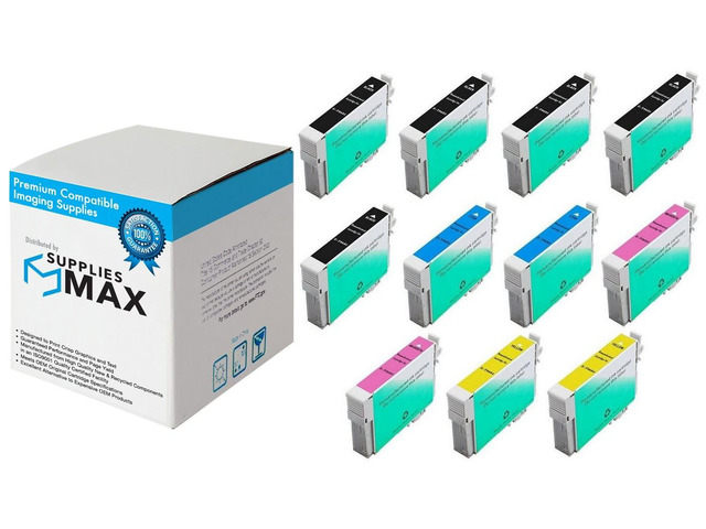 SuppliesMAX Remanufactured Replacement for Stylus C120/CX-5000/CX-6000/CX-7000/CX-8400/CX-9400/NX-300/NX-400/NX-515/ WorkForce 500/600 Inkjet Combo...