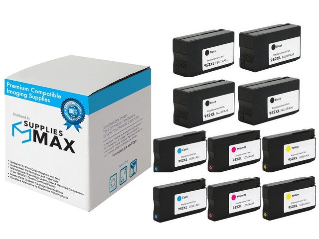 SuppliesMAX Remanufactured Replacement for HP OfficeJet Pro 7720/7730/7740/8200/8700/8715/8720/8725/8730/8740/8745 High Yield Inkjet Combo Pack...