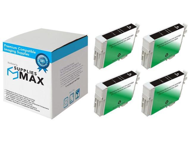 SuppliesMAX Remanufactured Replacement for Stylus CX-5000/CX-6000/CX-7000F/CX-8400/CX-9400/NX-100/NX-200/300/NX-400/NX-515/NX-615 Black Inkjet...