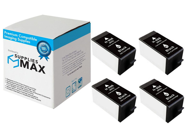 SuppliesMAX Remanufactured Replacement for HP OfficeJet Pro 6960/6962/6970/6974/6975/6978/6979 Black High Yield Inkjet (4/PK-1500 Page Yield) (NO....