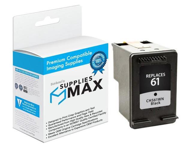 SuppliesMAX Remanufactured Replacement for HP DeskJet 1010/2050/2510/2540/3000/3050/3510/ENVY 4500/5530/OfficeJet 2620/4630 Black Inkjet (190 Page...