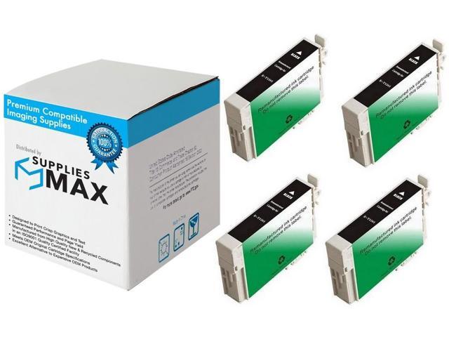 SuppliesMAX Remanufactured Replacement for WorkForce 435/520/545/630/635/840/845/WF-3520/WF-3530/WF-3540/WF-7010/WF-7510/WF-7520 Black Inkjet...