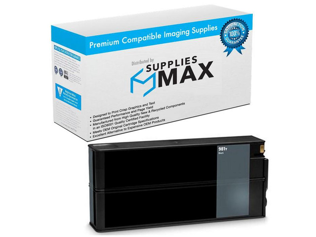 SuppliesMAX Remanufactured Replacement for HP PageWide Enterprise Color 556DN/556XH/586DN/586F/586Z/E55650DN/E58650DN Black Extra High Yield Inkjet...