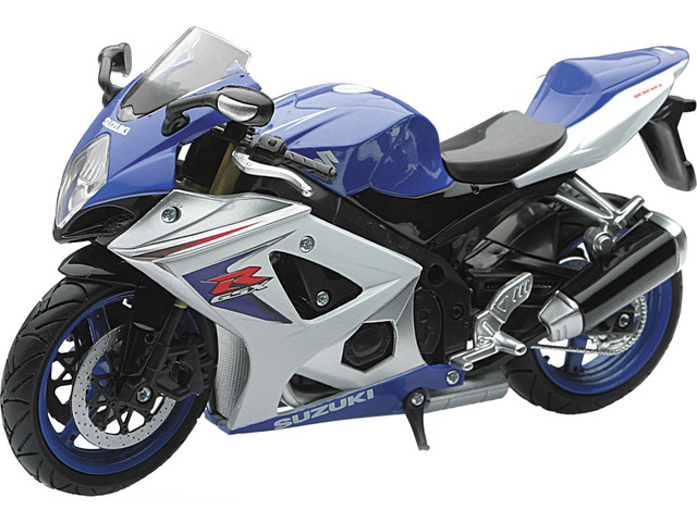 NEW-RAY - 57003A - Replica Toy 1:12 SUPER SPORT BIKE 08 SUZUKI GSX-R1000 BLUE