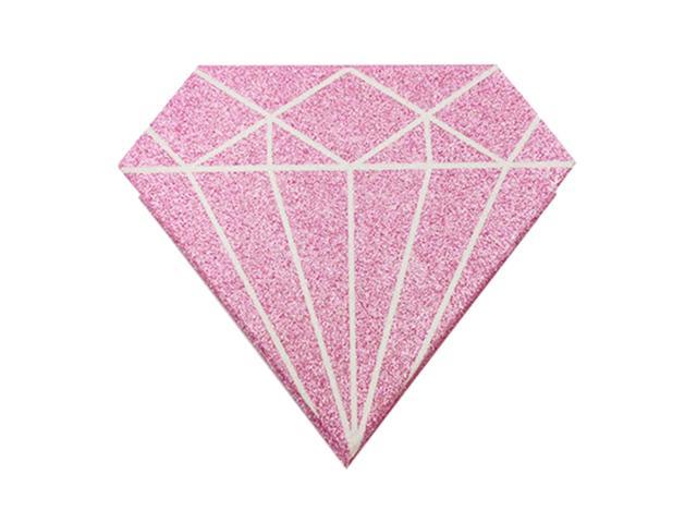 Diamond Shape False Eyelashes Storage Case Box Eyelash Holder Organizer Glitter Pink