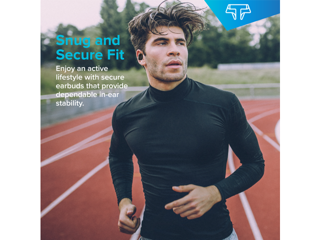 Techsmarter Wireless Earbuds, IPX5 Waterproof True Wireless Stereo Bluetooth Headphones with 2600mAh Charging Case for Sport & Exercise. Compatible...