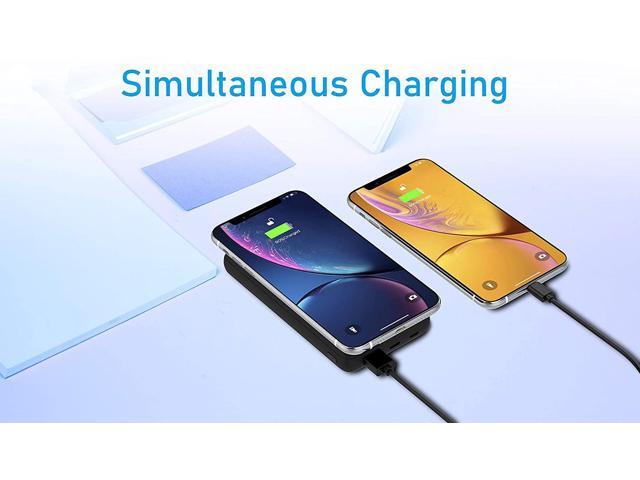 Techsmarter 20000mAh 18W USB-C PD Wireless Power Bank Portable Charger with Powerful Suction Cups. Compatible with iPhone 15, 14, 13, 12, 11, SE...