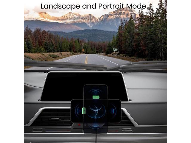 Techsmarter Magnetic Wireless Car Charger & Mount with Air Vent Holder. Compatible with iPhone 12, 13, 14, 15 Only.