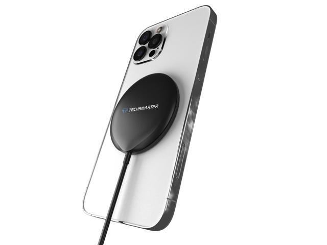 Techsmarter Magnetic Wireless Charger, Fast Charging Pad. Compatible with iPhone 12, 13, 14, 15