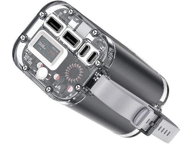 TECHSMARTER 40000mah Rugged & Waterproof 100W Dual USB-C Laptop Portable Charger with Super Fast Charging. Power Bank for iPhone, Galaxy, Android,...