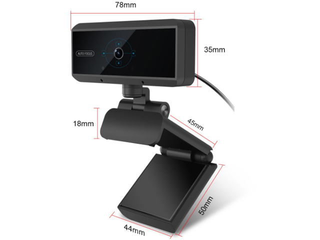 Deyowo HD Webcam M5-H187 with Microphone,1080p/30FPS Web Camera 5M Pixels, Auotofocus,Video Calling,Conferencing, Streaming, Recording,Free Driver,...