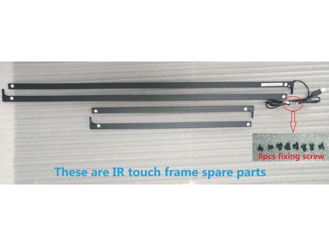 49 inch 10 Points Infrared Touch Screen Overlay, Multipoint IR touch Frame, USB Free Driver, Easy Fix and Install, for Digital Signage Whiteboard...